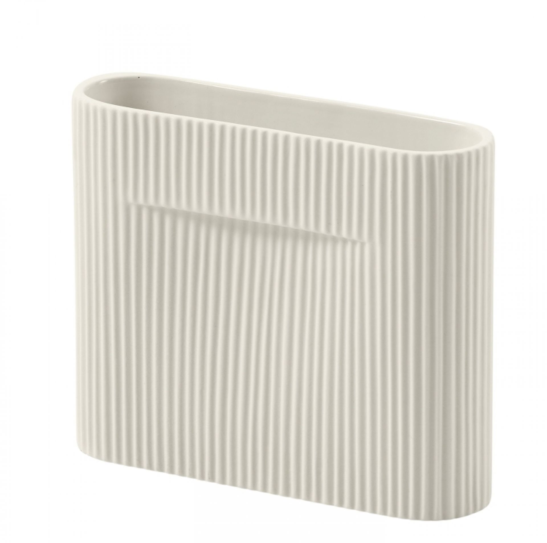 Ridge Vase Small Muuto Off white SINGLE PIECES